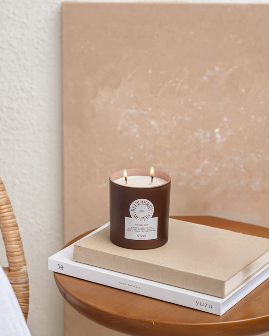 Blueberry Muffin - Medium Size Natural Candle