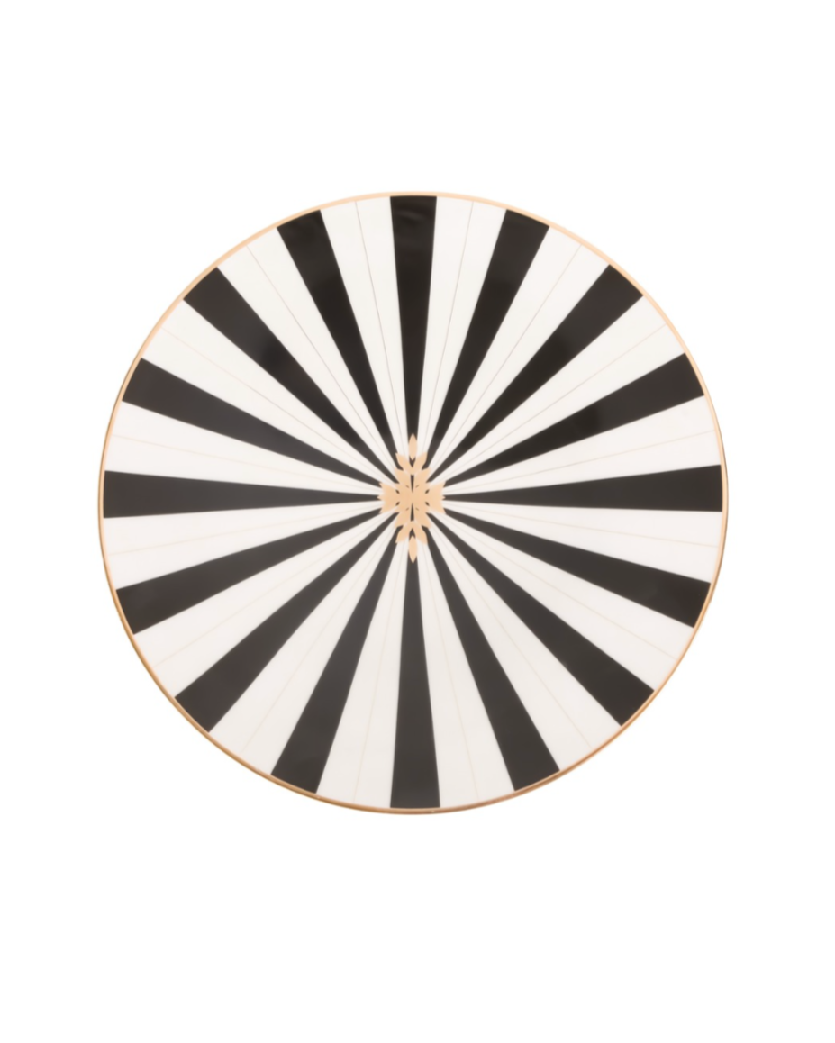 Gilded Palm Dinner Plate