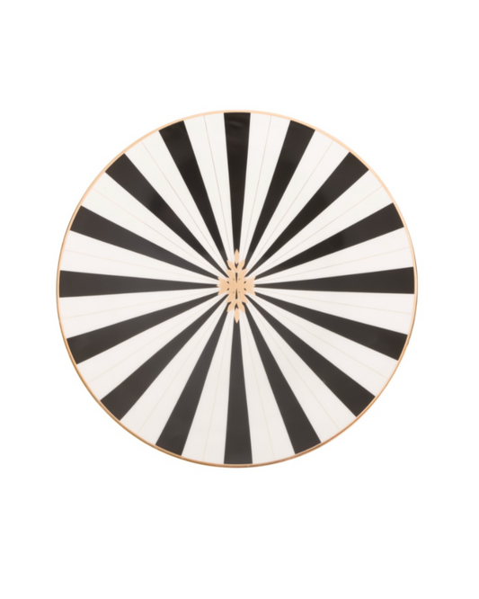 Gilded Palm Dinner Plate