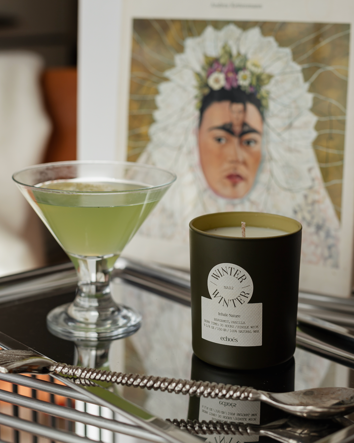 Winter - Small Size Natural Candle