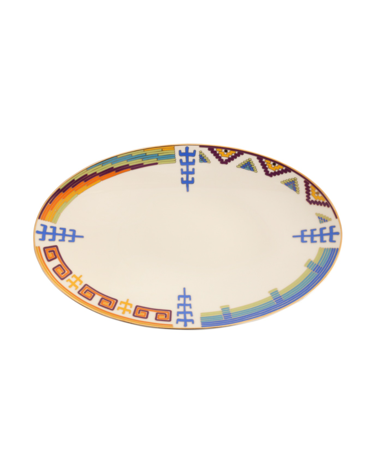Ruanda Oval Plate - Vibrant Platter