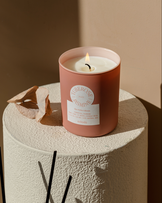 Tuberose & Jasmine - Small Size Natural Candle