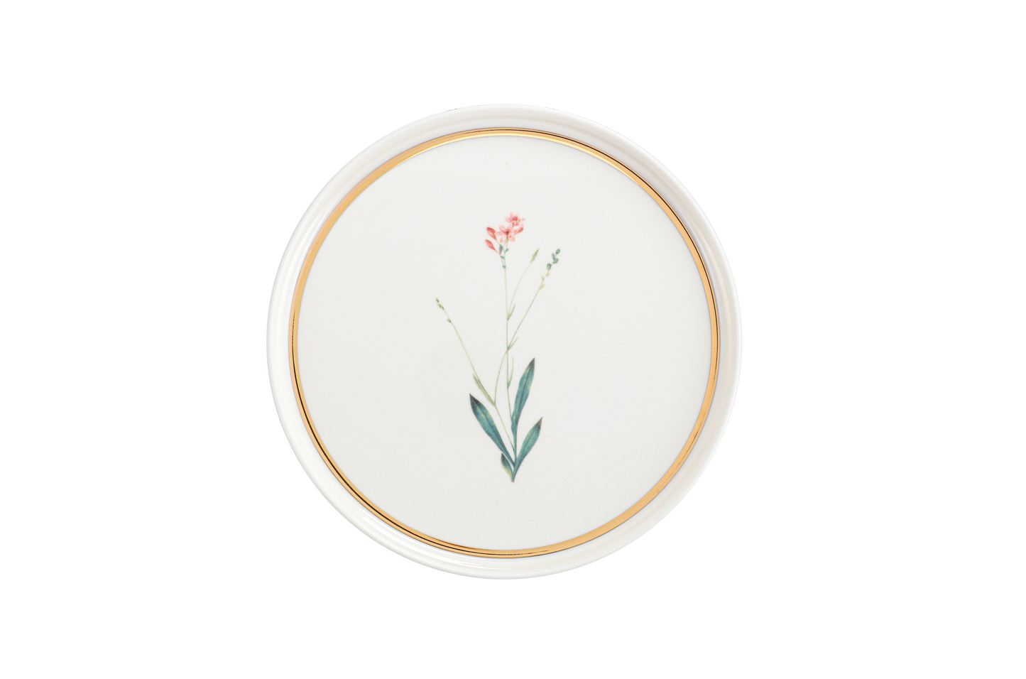 Botanical Flat Plate - Pink Wildflower