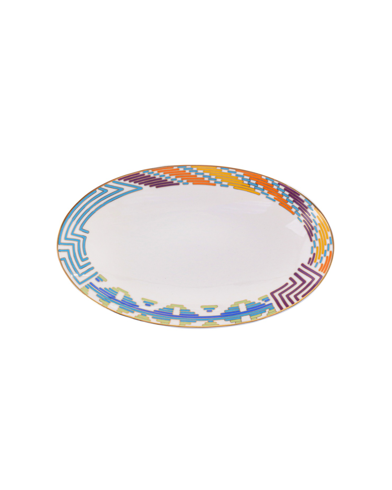 Ruanda Oval Plate - Vibrancy
