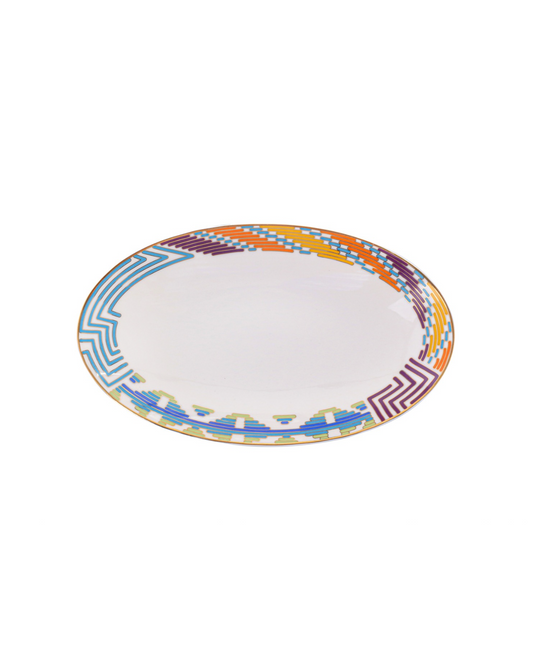 Ruanda Oval Plate - Vibrancy