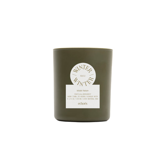 Winter - Small Size Natural Candle