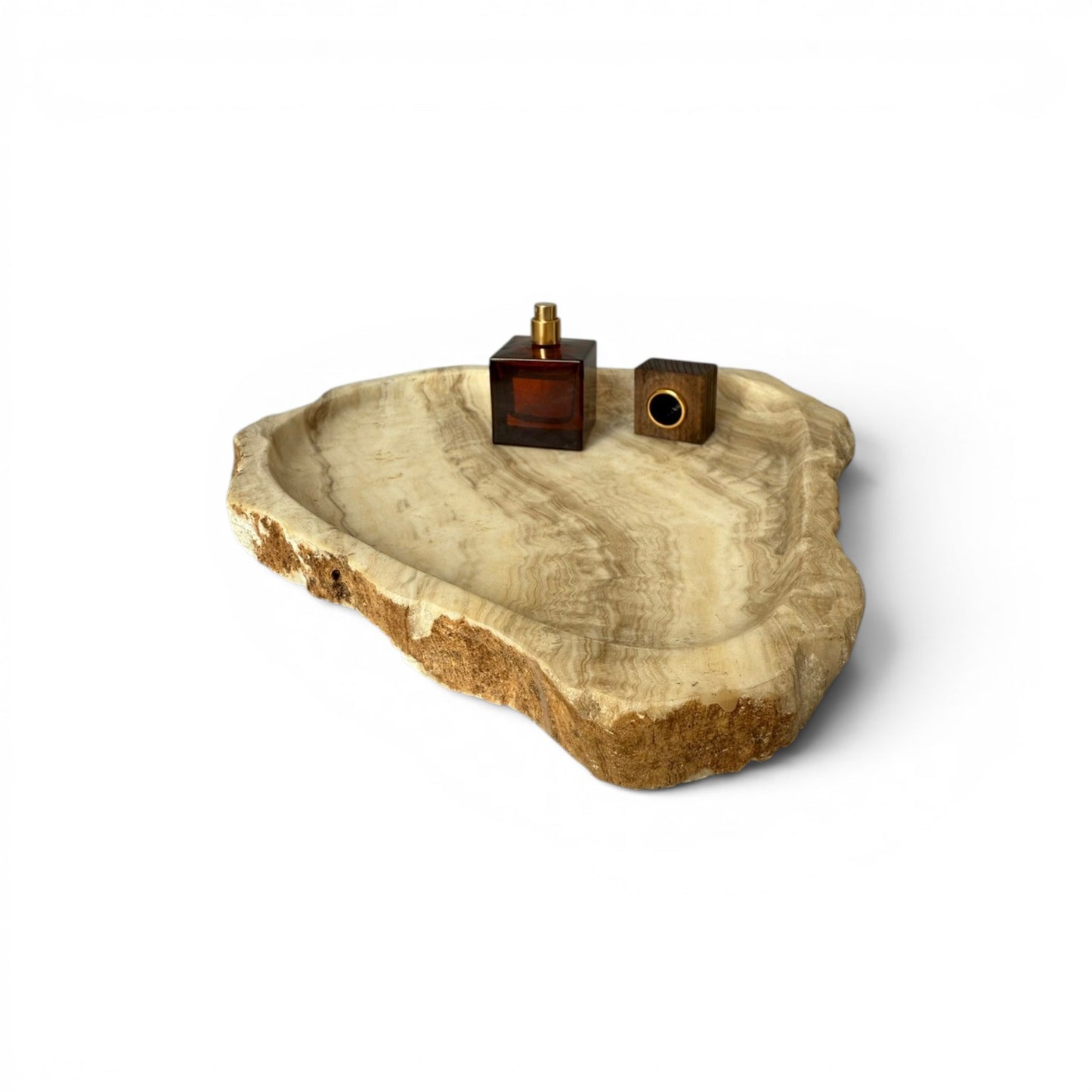 Natural Onyx Sculptural Tray