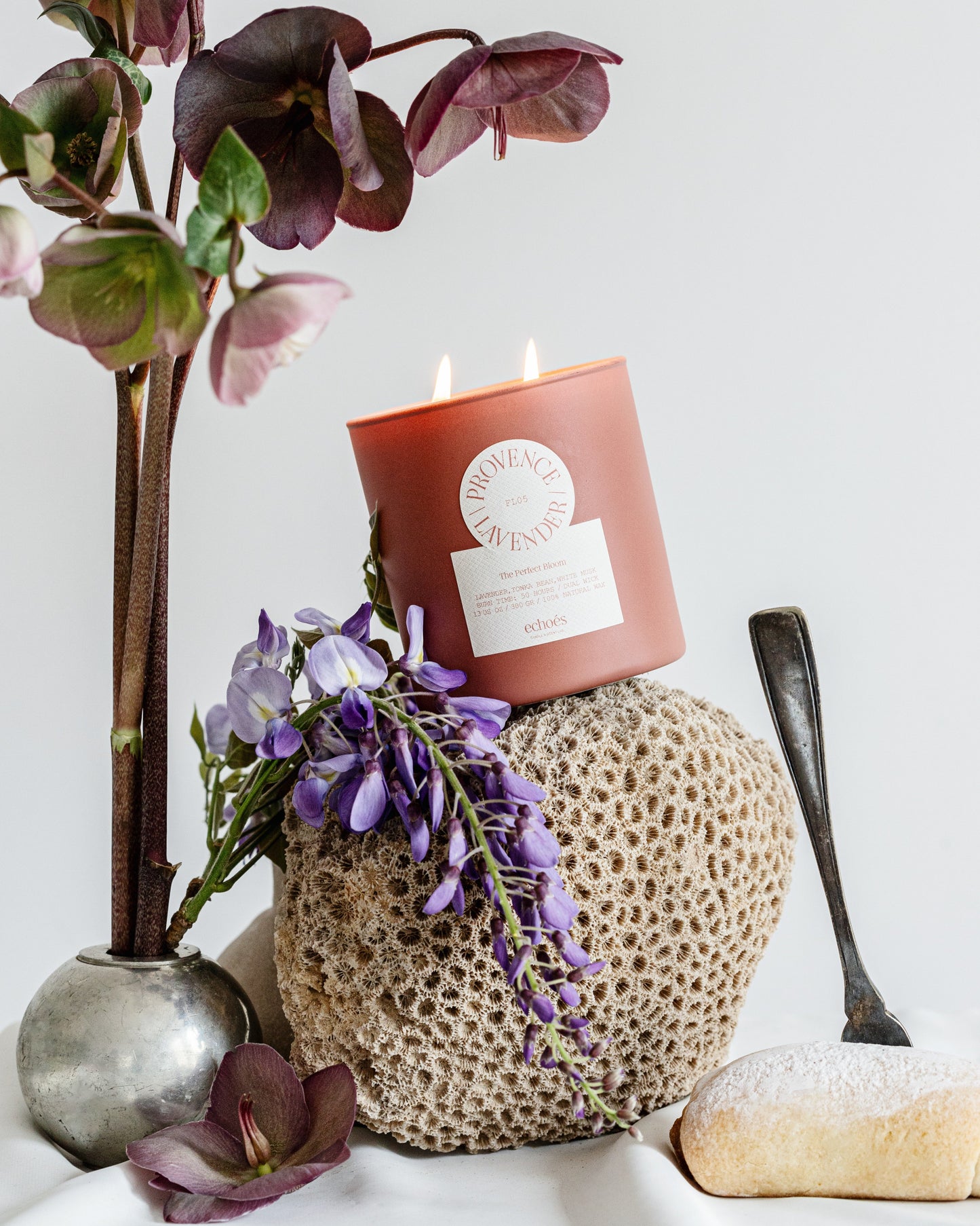 Provence Lavender - Medium Size Natural Candle