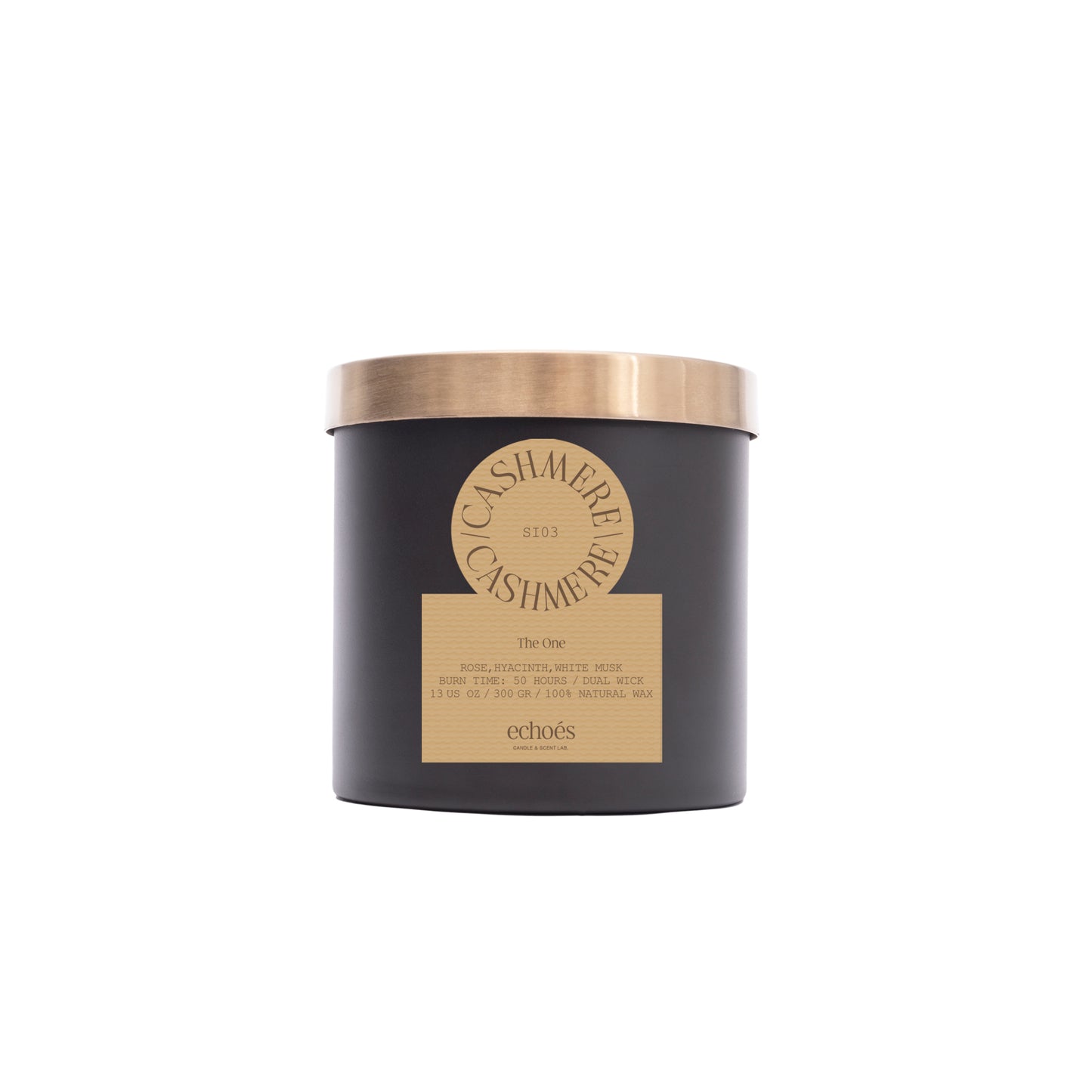 Cashmere - Medium Size Natural Candle