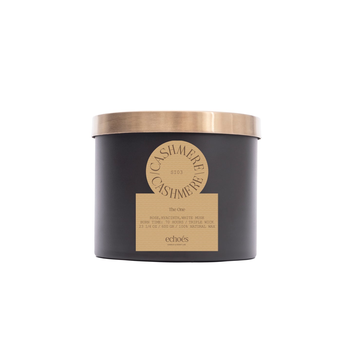 Cashmere - Large Size Natural Candle