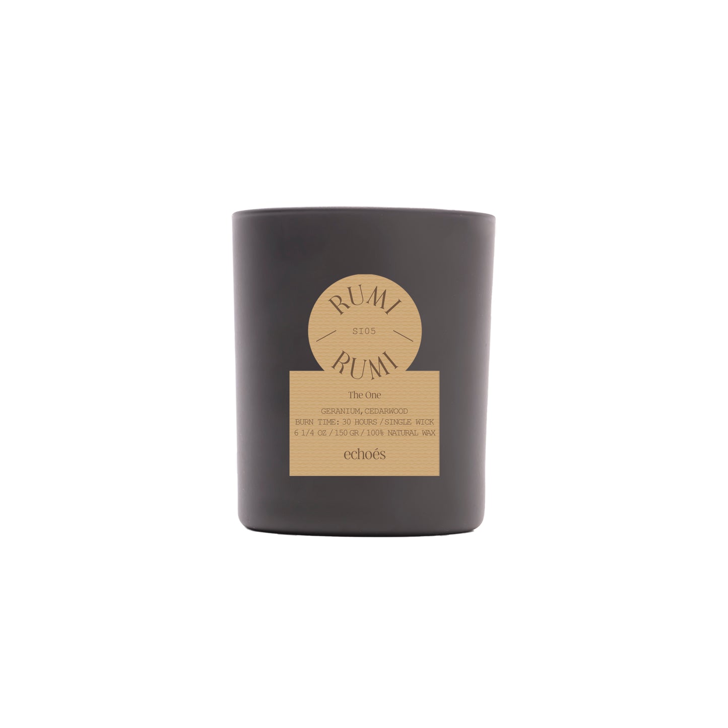 Rumi - Small Size Natural Candle