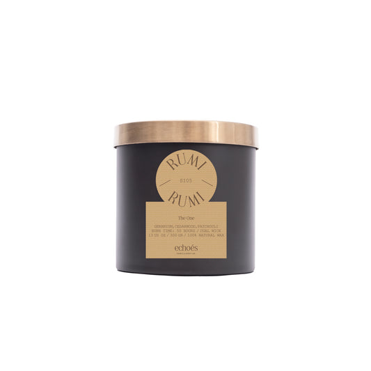 Rumi - Medium Size Natural Candle