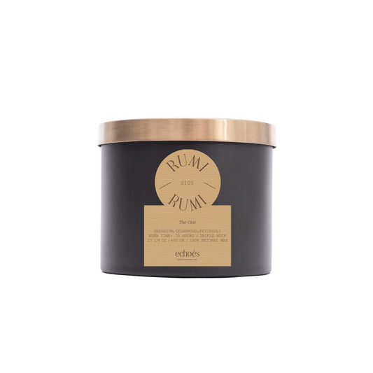 Rumi - Large Size Natural Candle