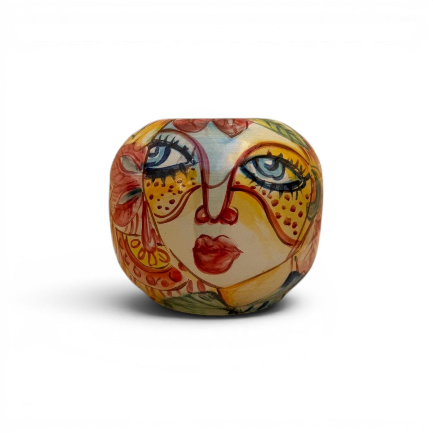 Unique Handpainted Vase Malta - Philip Lakeman