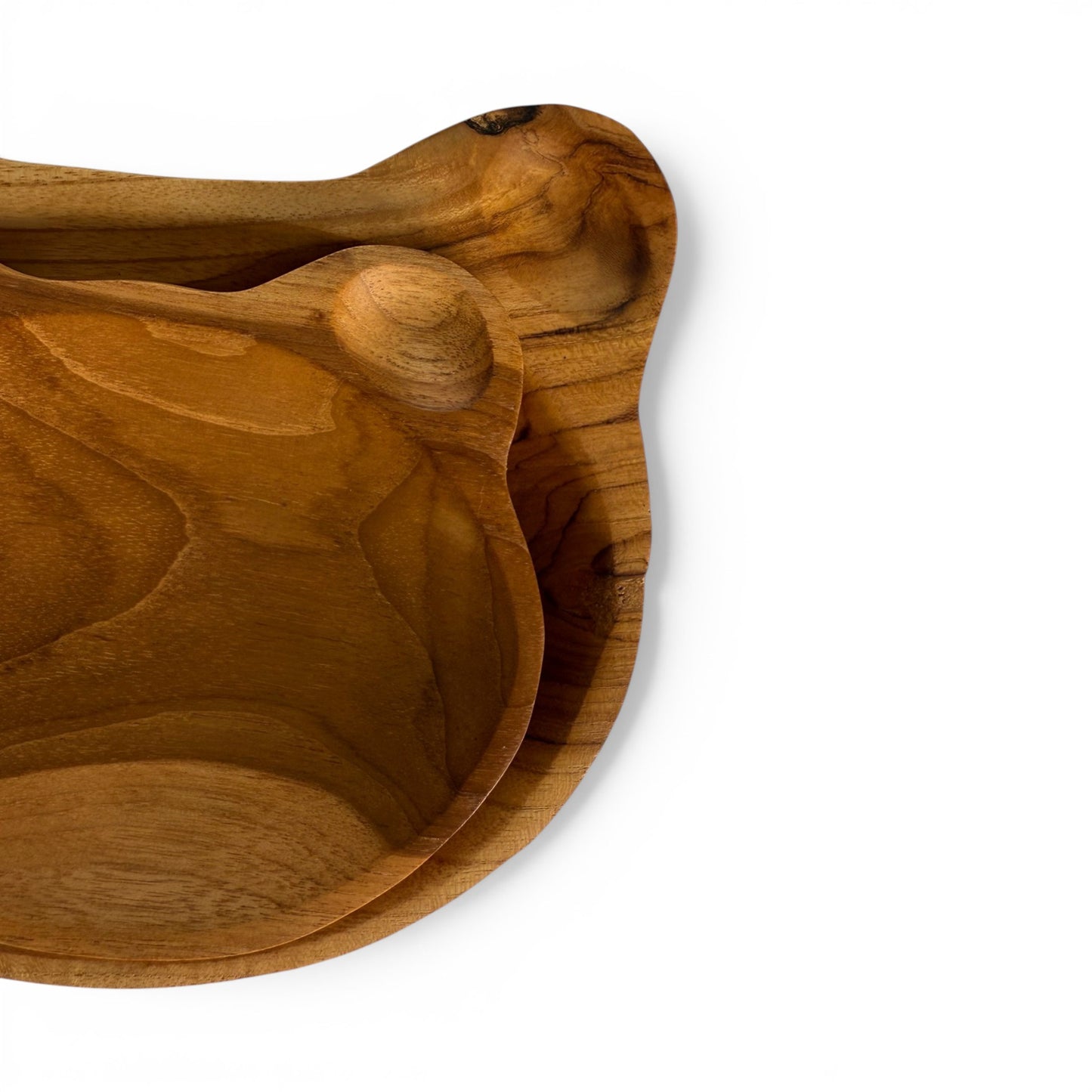 Little Bear Teak Plate