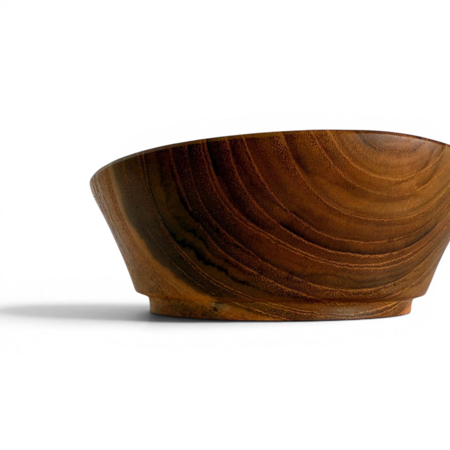 Flared Teak Bowl