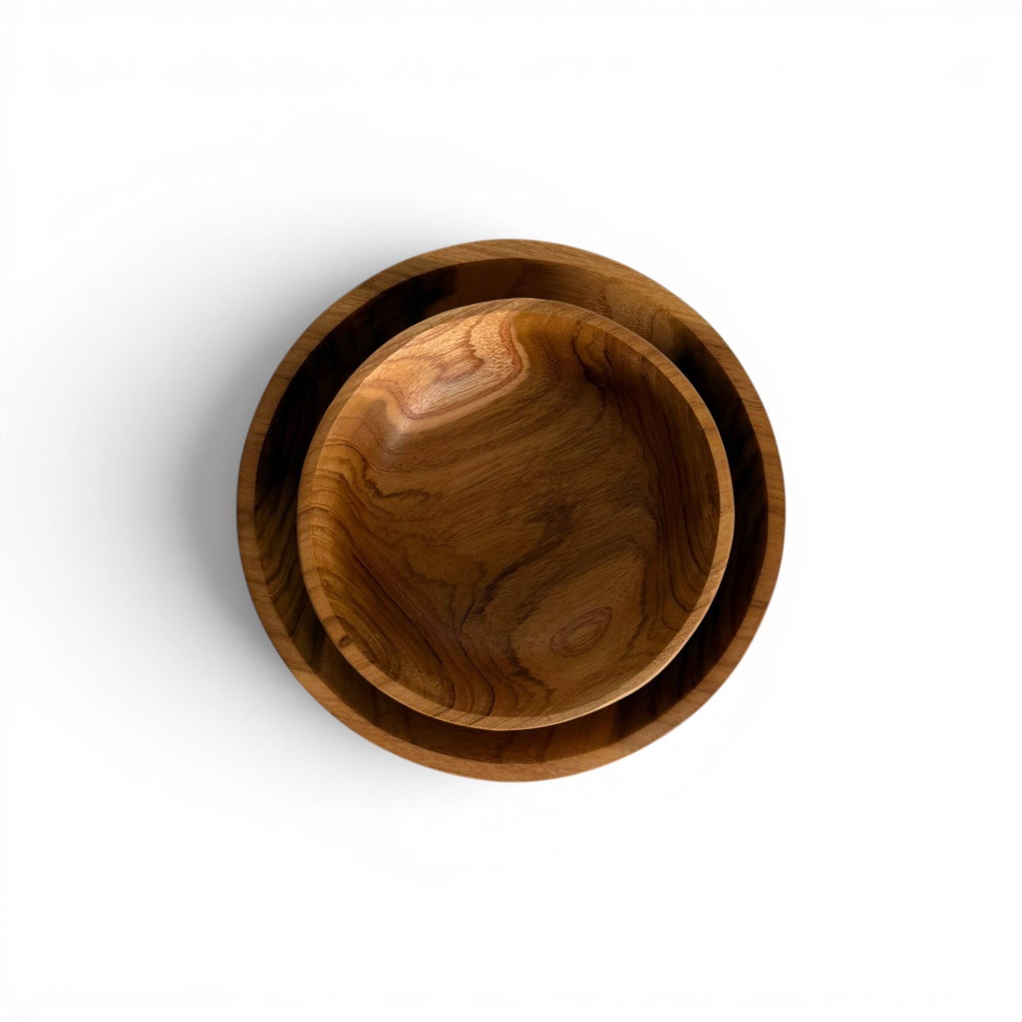 Flared Teak Bowl