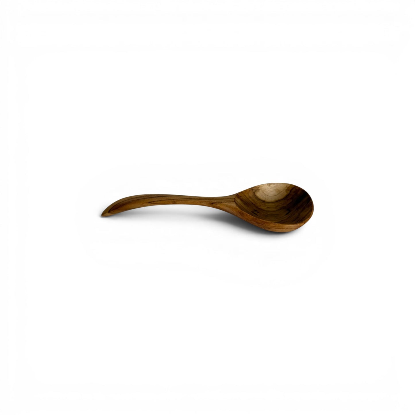 Deep Curve Teak Serving Spoon