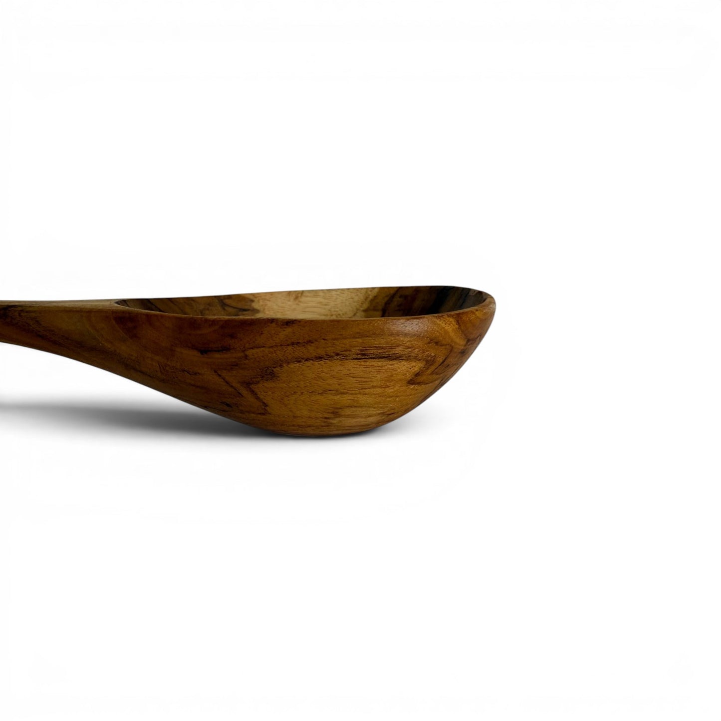 Deep Curve Teak Serving Spoon