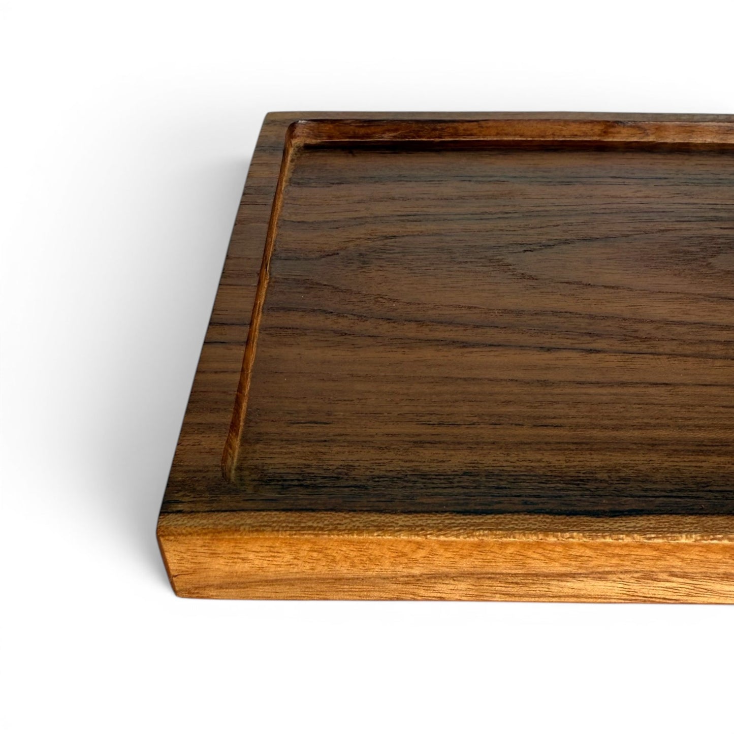 Framed Teak Serving Tray