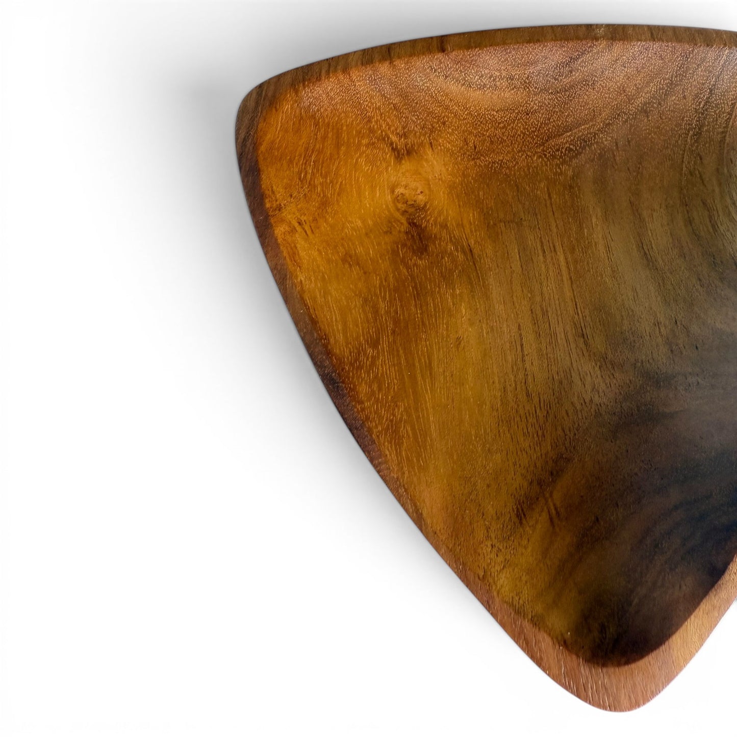 Triangular Teak Dish