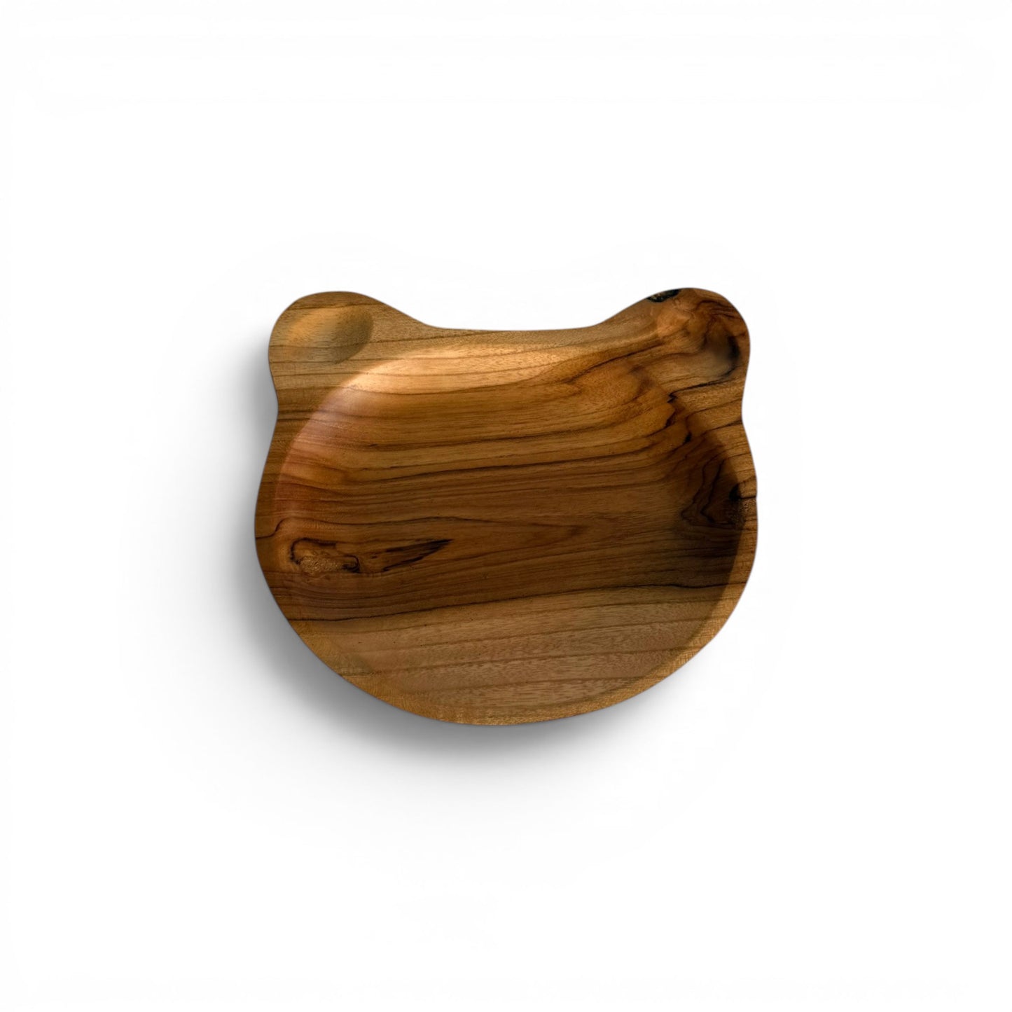 Little Bear Teak Plate