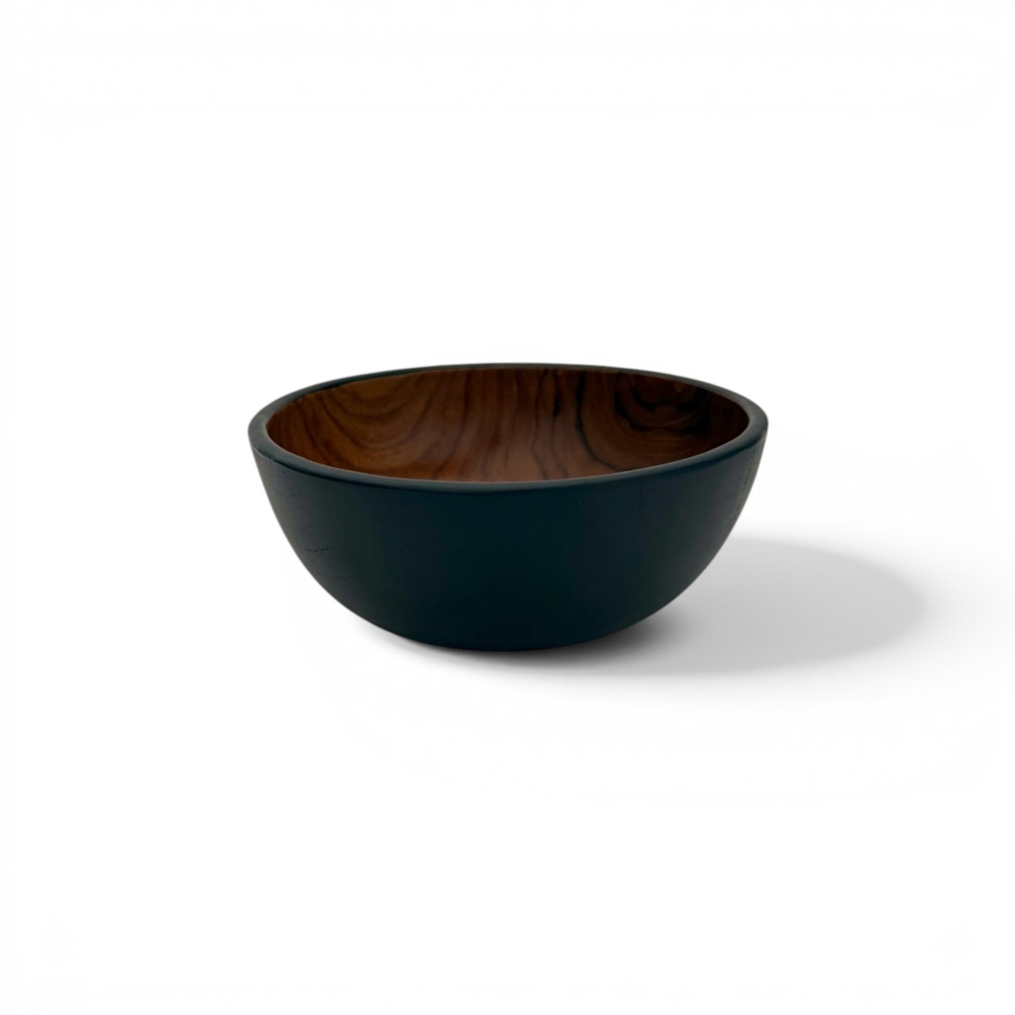 Dual-Tone Teak Bowl