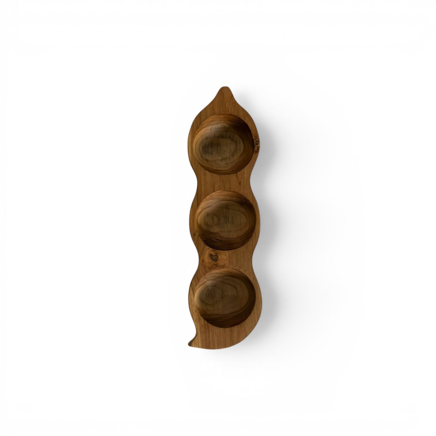 Seed Pod Teak Dish