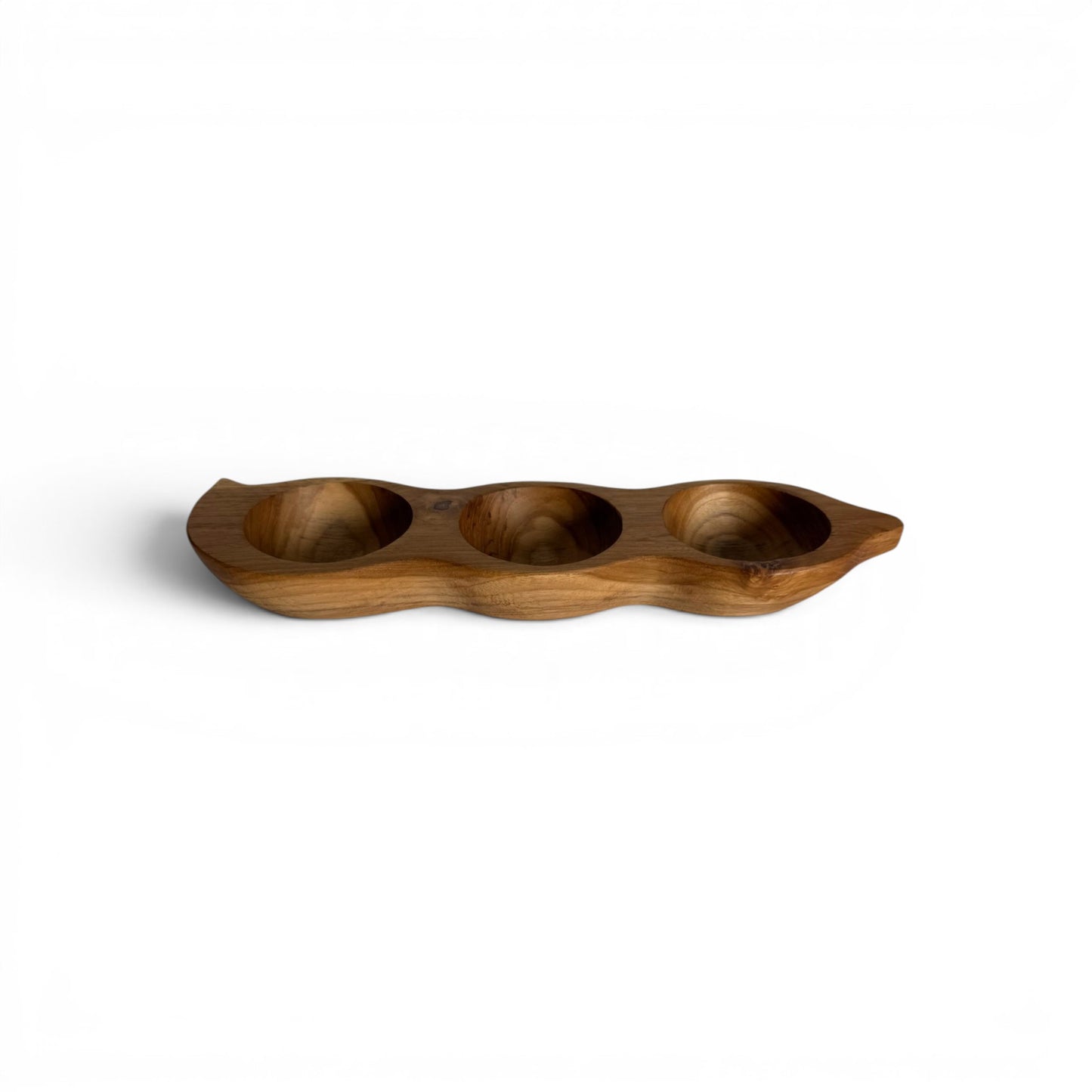 Seed Pod Teak Dish