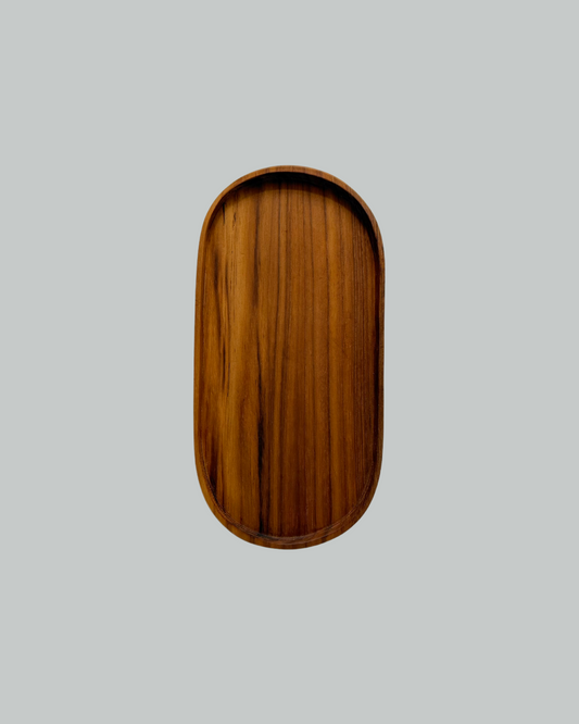 Artisan Oval Teak Plate - Medium
