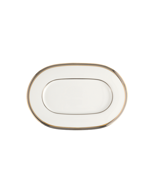 Gold Sprites Oval Plate