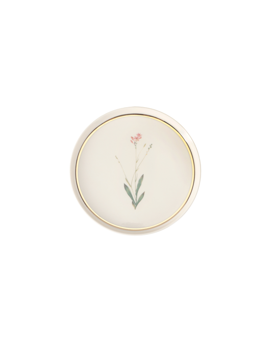 Botanical Side Plate - Pink Wildflower