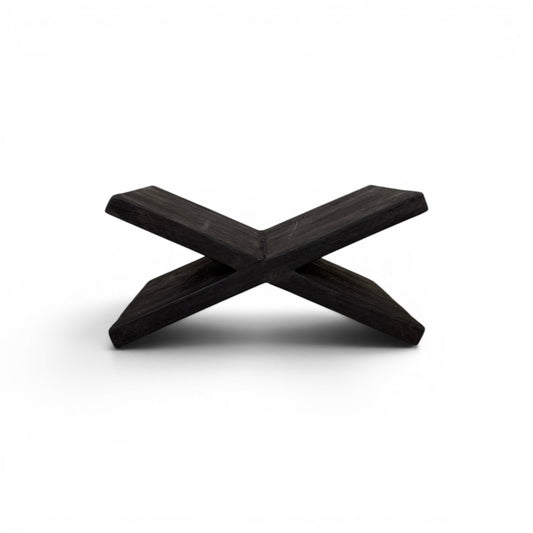 Sculptural Mango Wood Book Stand