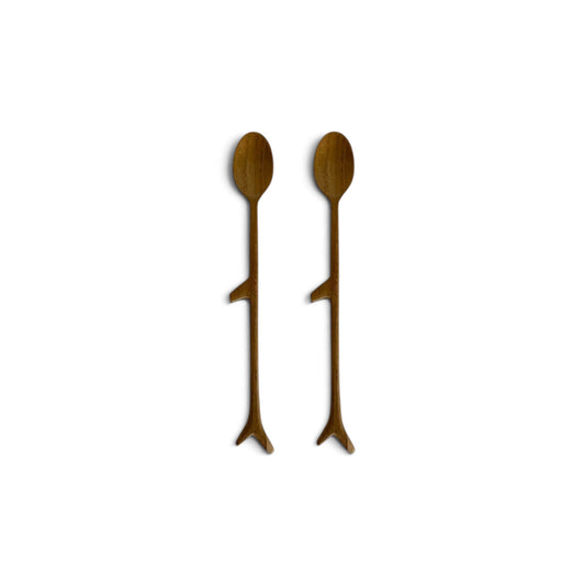 Branch Teak Stirring Spoon (Set of 2)