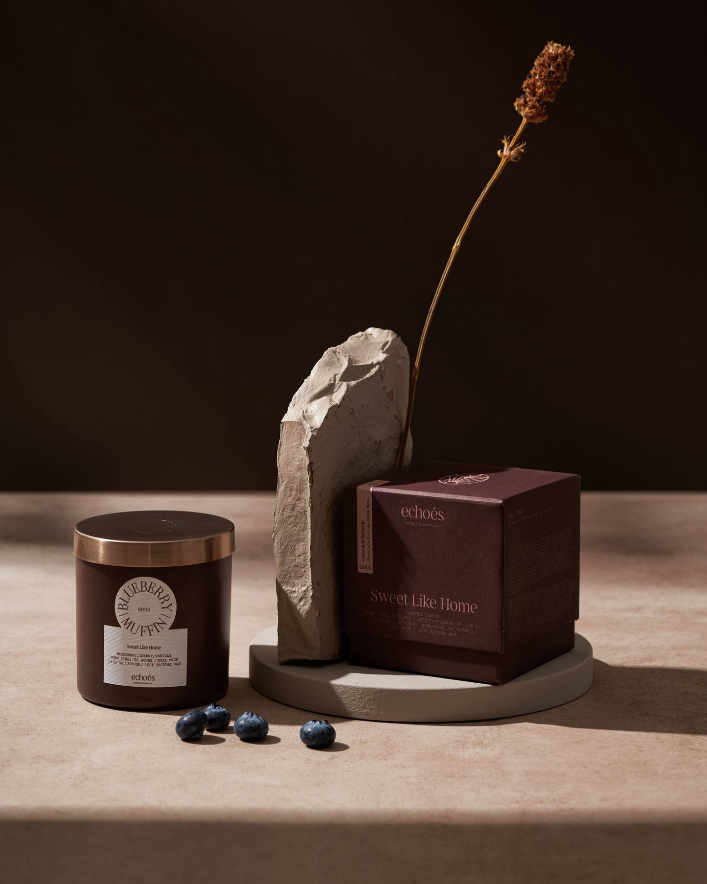 Blueberry Muffin - Small Size Natural Candle