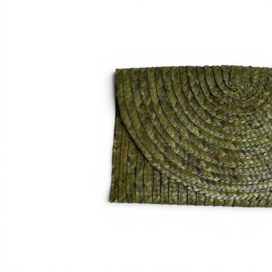 Sophia Palm Clutch - Green