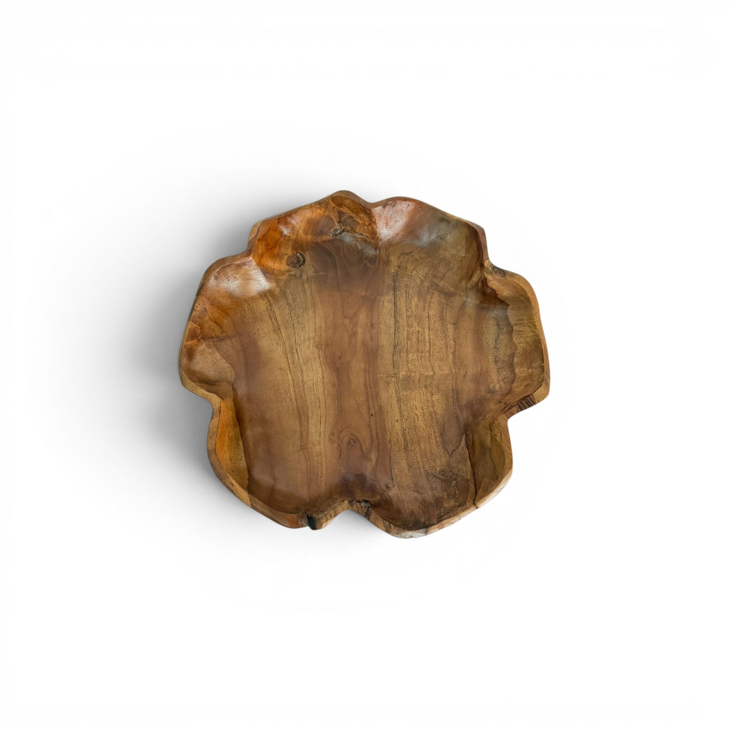 Bloom Teak Centerpiece