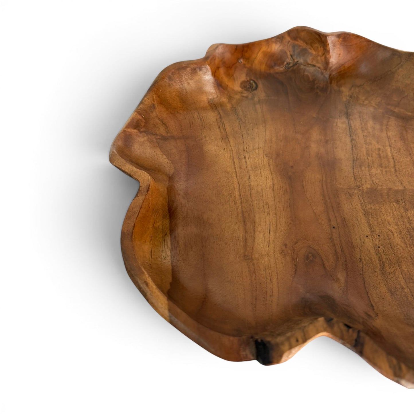 Bloom Teak Centerpiece