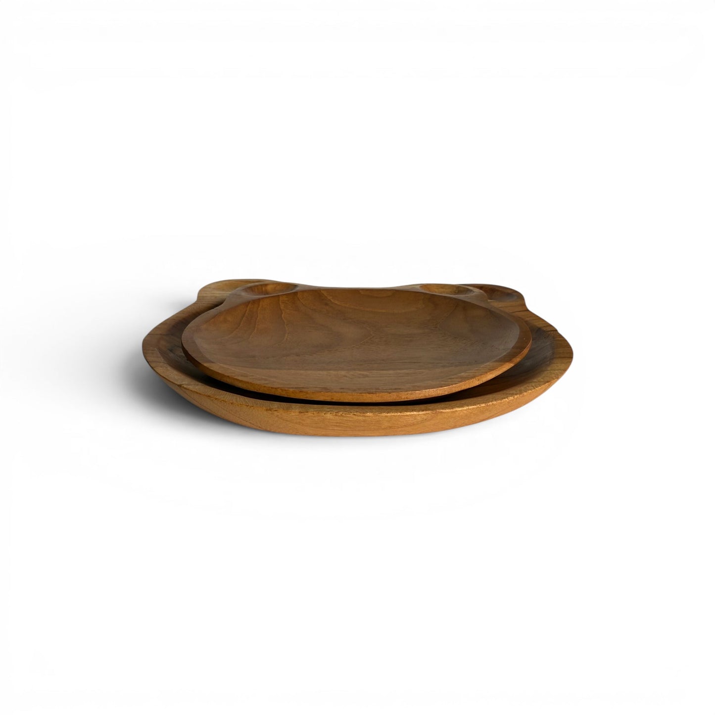 Little Bear Teak Plate