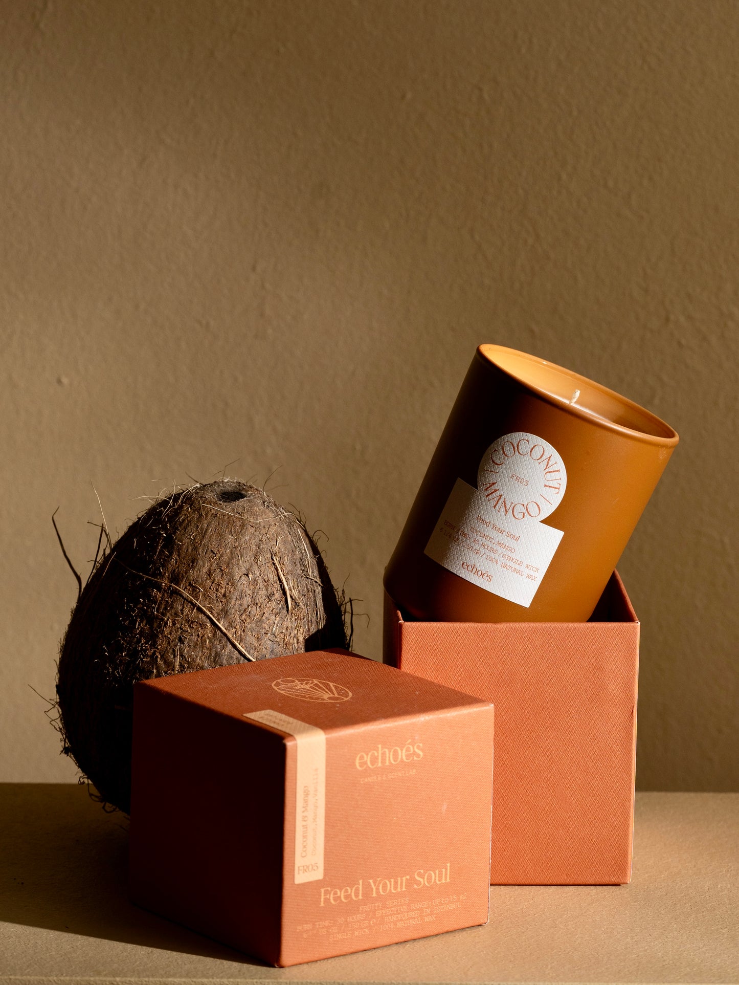 Coconut & Mango - Small Size Natural Candle