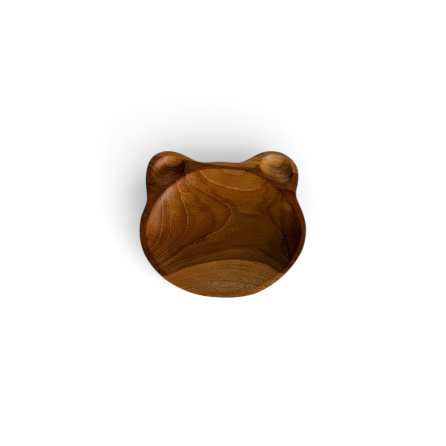 Little Bear Teak Plate