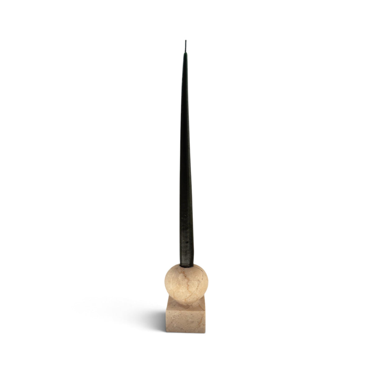 Orb Marble Candle Holder