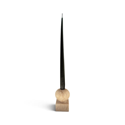 Orb Marble Candle Holder
