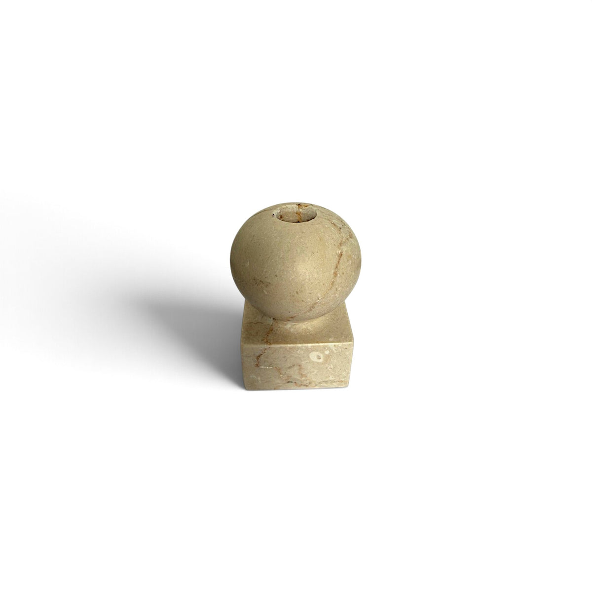 Orb Marble Candle Holder