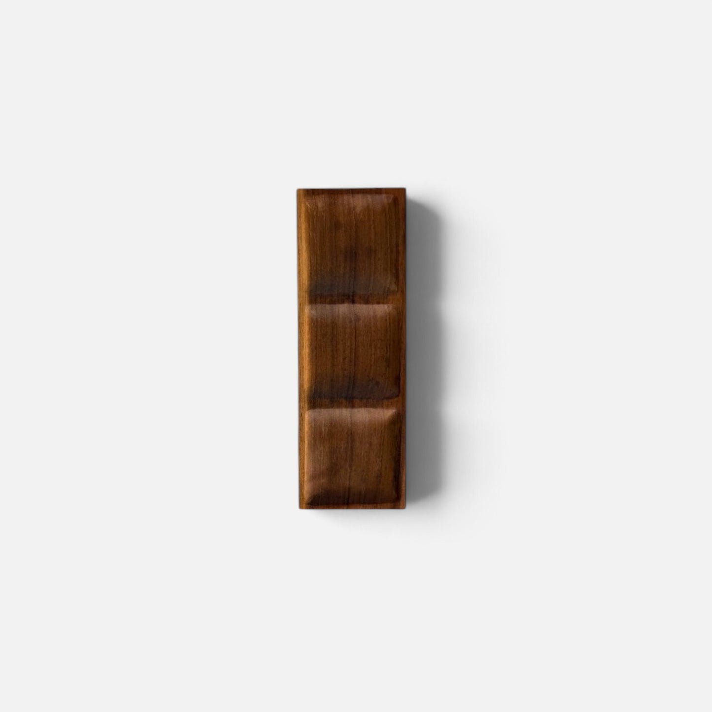 Trio Teak Portion Platter