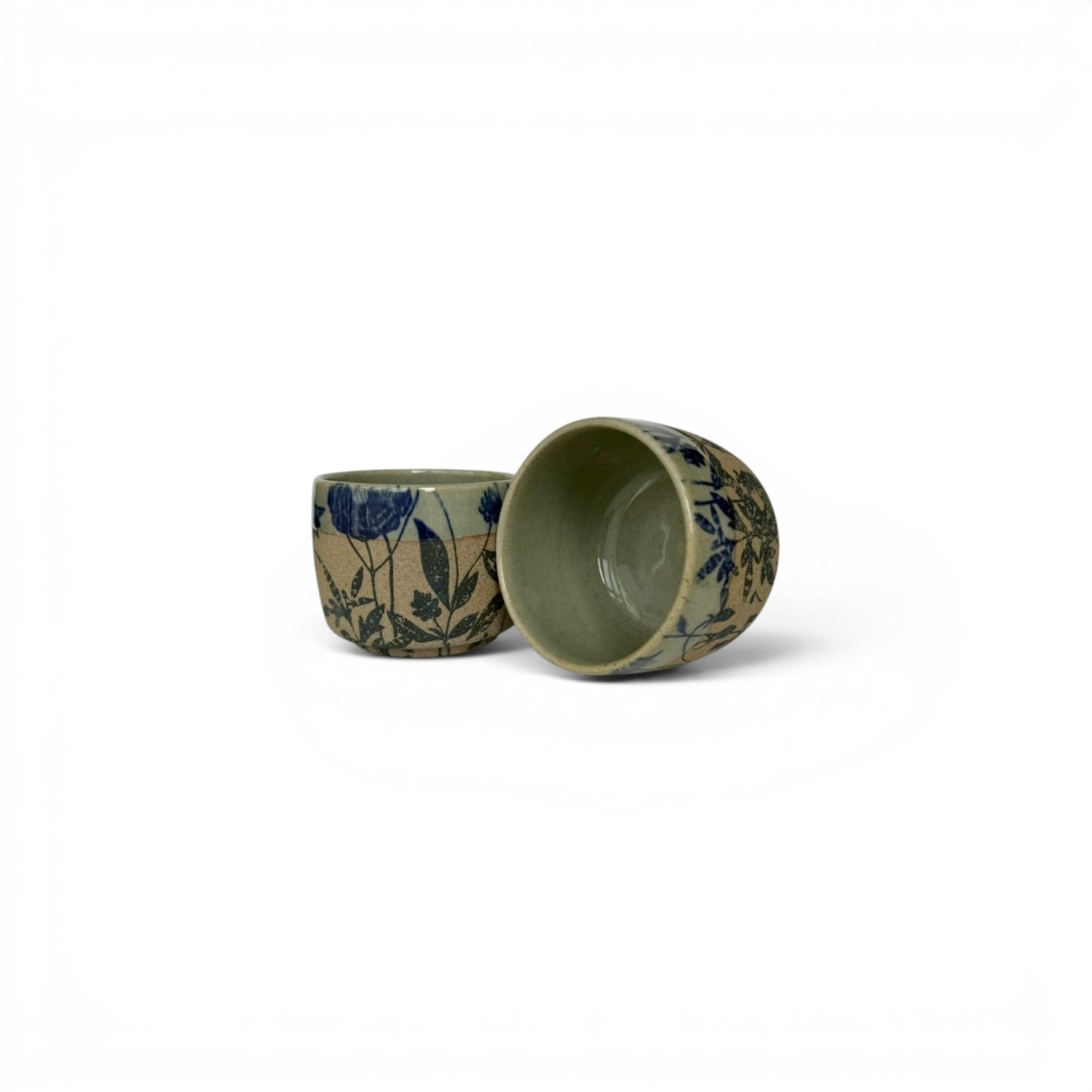 Blue Flora Tea Set